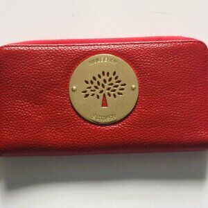 MULBERRY MULTI- POCKET PEBBLE LEATHER WALLET